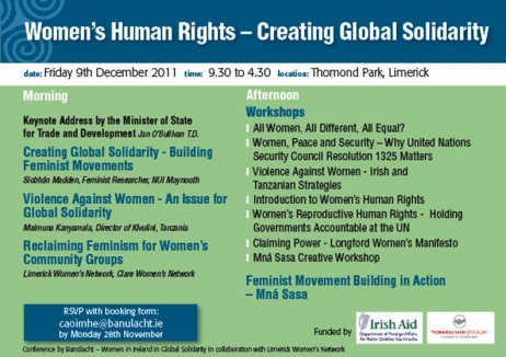 Women’s Human Rights – Creating Global Solidarity Conference