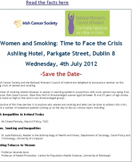 Women and Smoking: Time to Face the Crisis