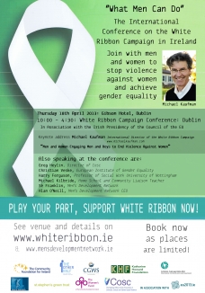 "What Men Can Do" - International White Ribbon Conference