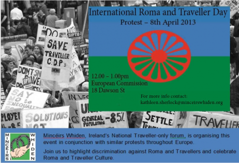 International Roma and Traveller Day - Protest