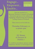 NWCI young women’s discussion